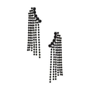 REVOLVE 8 Other Reasons Audrey Earrings Black Women's Size OS